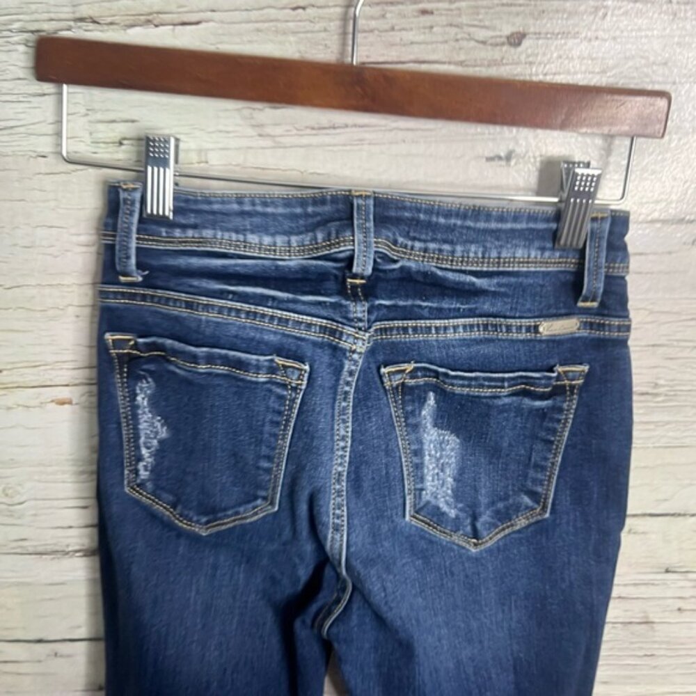 Kancan size 25 skinny distressed jeans - Picture 6 of 8
